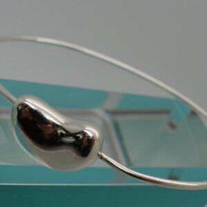Tiffany & Co. Elsa Peretti Sterling Silver Small Bean Bangle Bracelet